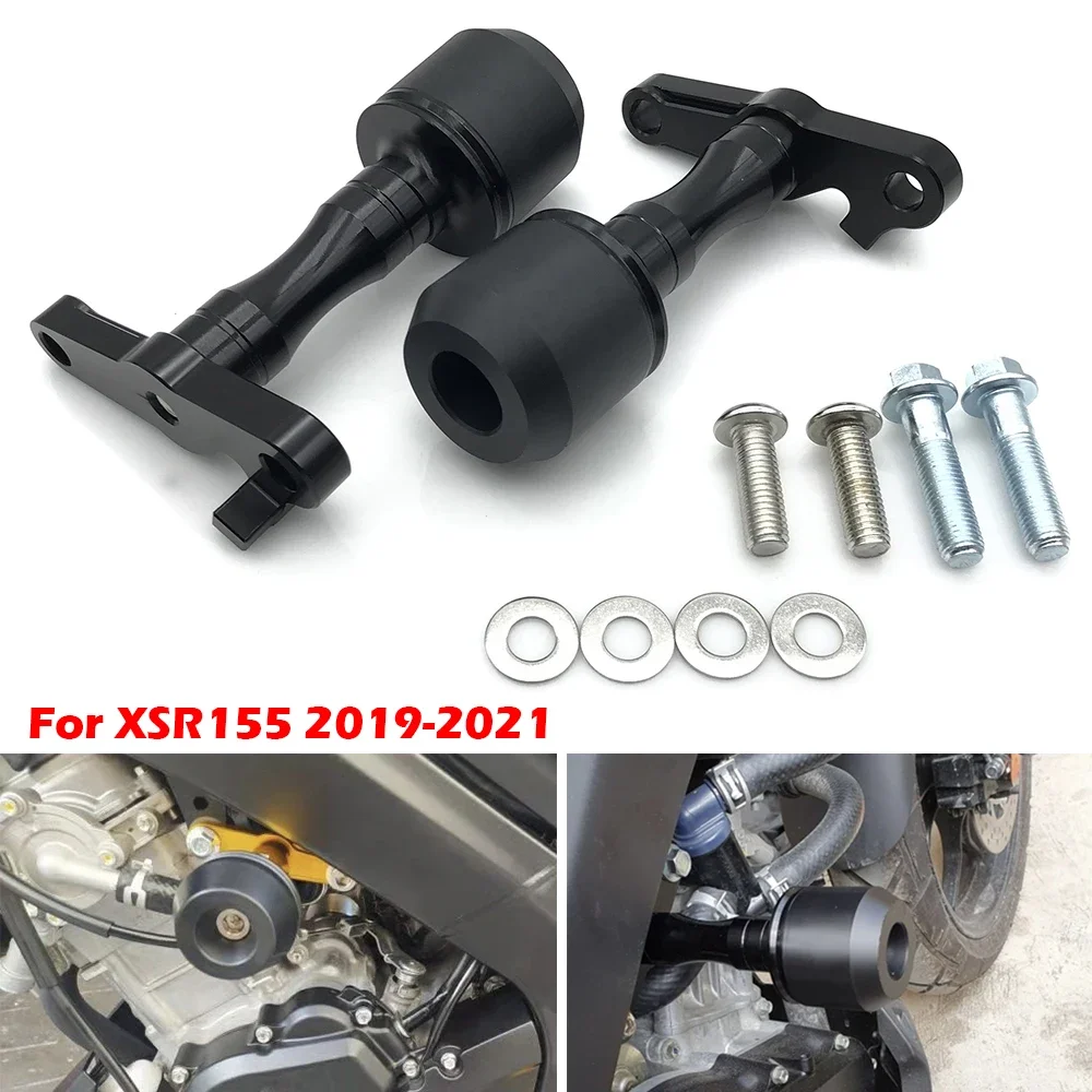 

Motorcycle For Yamaha Engine Guard Frame Slider Anti Crash Pad Protector Cover Accessories XSR155 XSR 155 2019 2020 2021