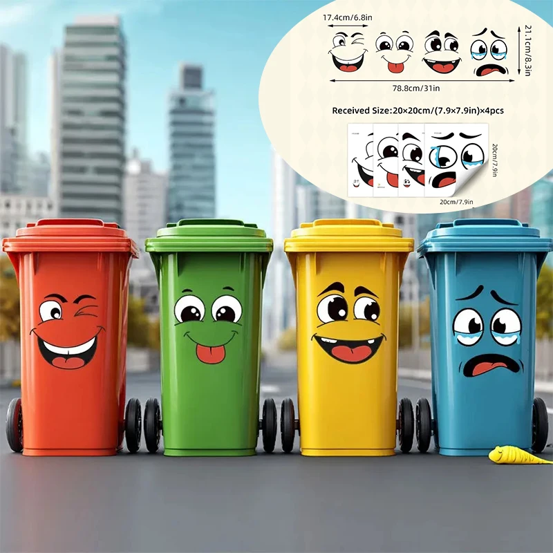 4Pcs Cartoon Face-S…