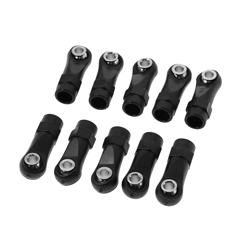 AS96-40Pcs Plastic M4 Rod End Link Linkage Balls Joint Head For 1/10 RC Car Crawler Axial Scx10 II 90046 Traxxas Trx4,A