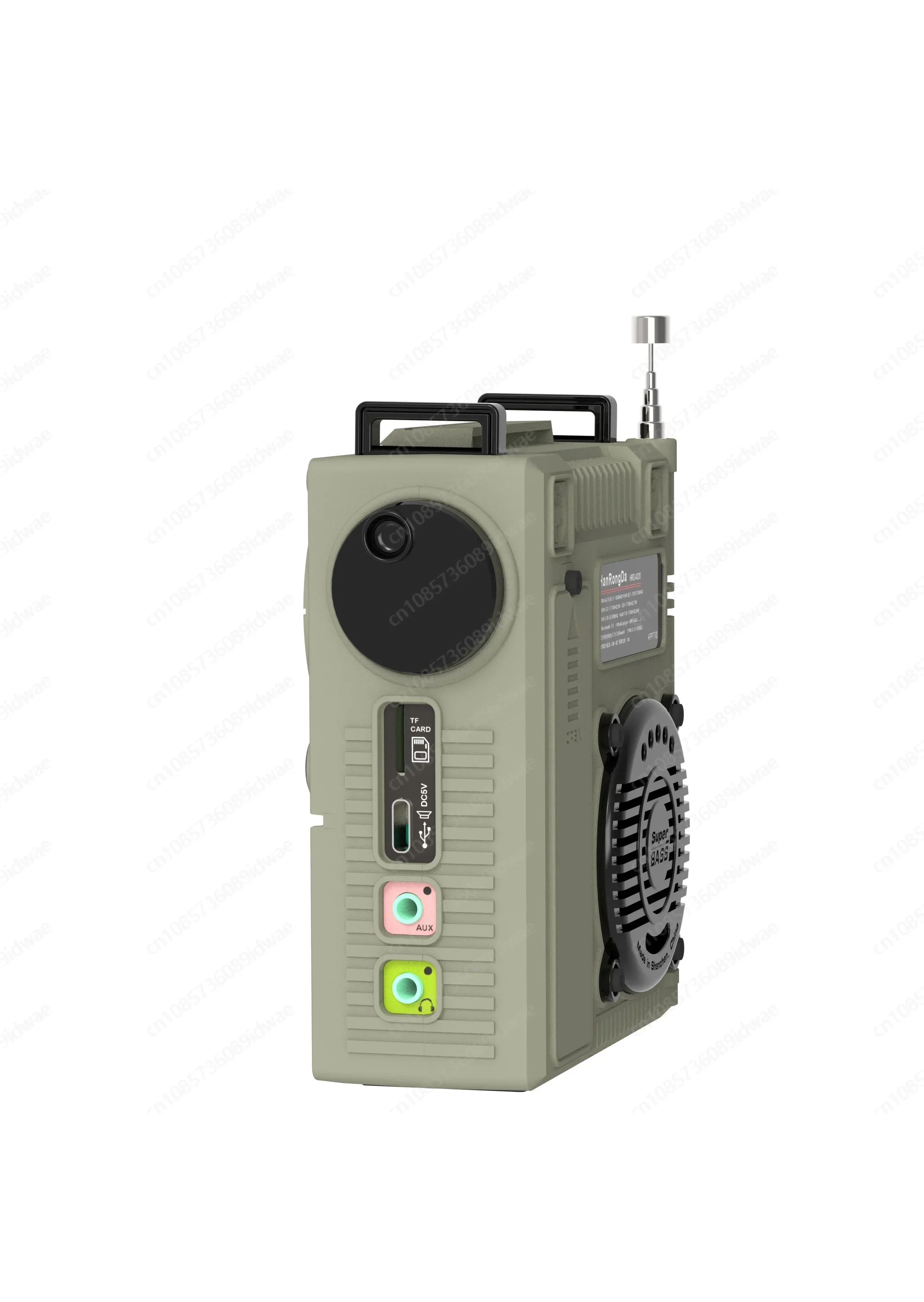 HRD A320 FM MW SW VHF WB Multi-band Radio Bluetooth 5.0 Speaker Aviation Band Radio AIR Maritime Supports TF Card AUX