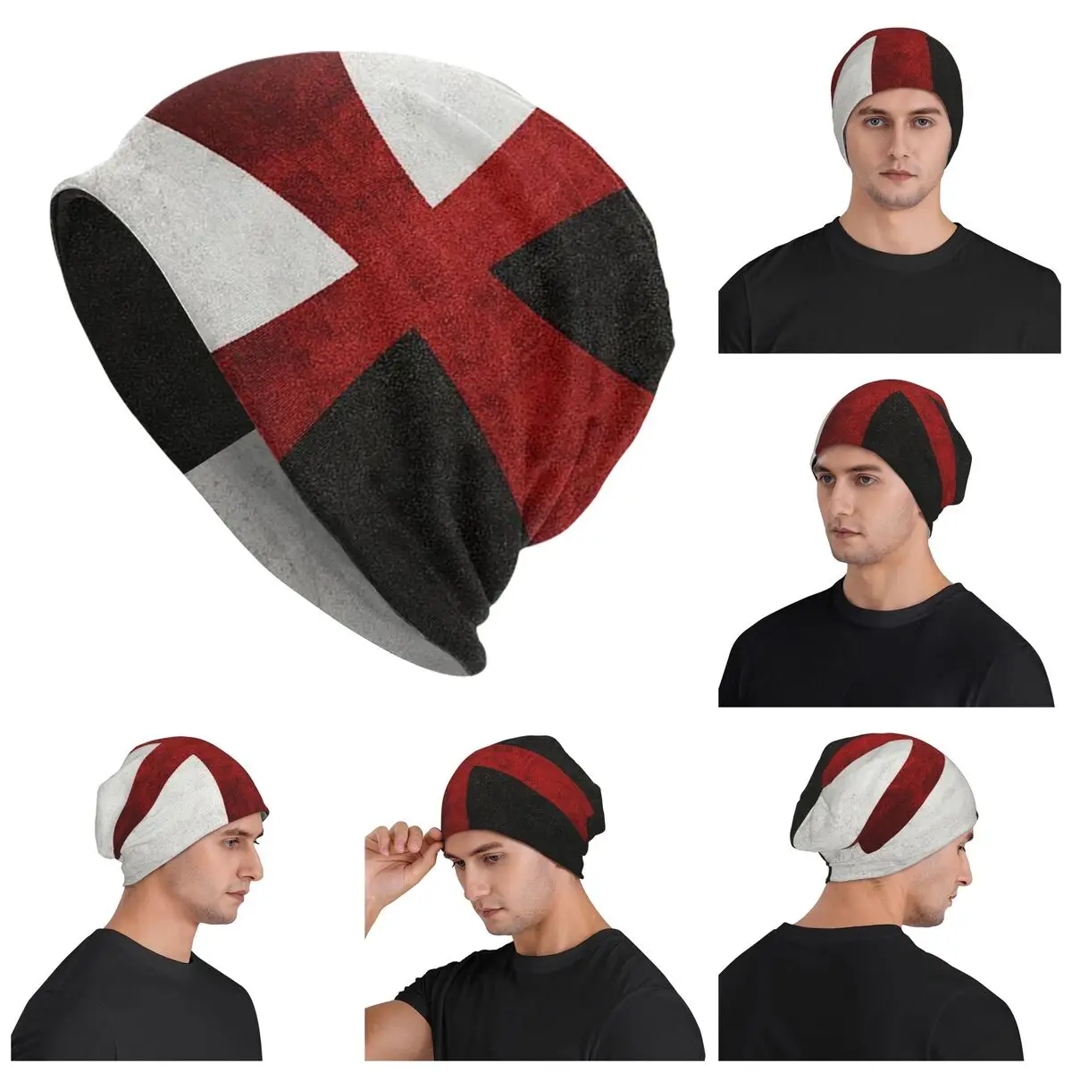 Knight Templar Sword Crusader Unisex Adult Beanies Caps Knitting Bonnet Hat Warm Fashion Autumn Winter Outdoor Skullies Hats