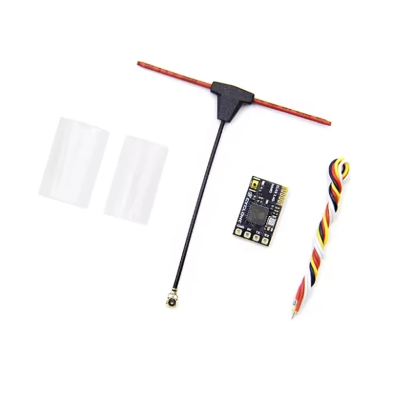 ELRS Receiver 2.4Ghz NANO Expresslrs Receiver CRSF With T-Type Antenna For RC FPV Traversing Drones Parts