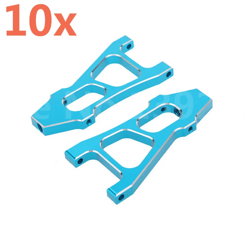 

10Pcs HSP 188019 (08037) Upgrade Parts Blue Alum Front Lower Arm RC 1/10 For 4WD Car Off Road Monster Truck 94188