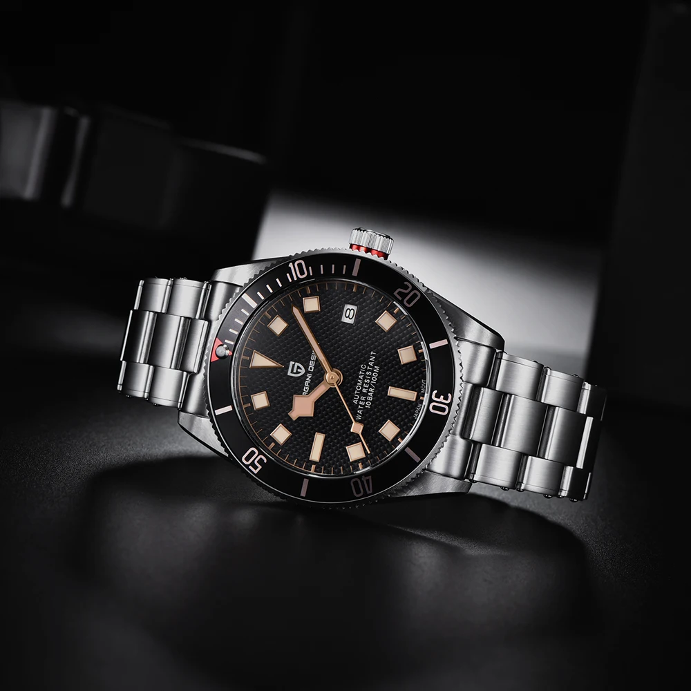 2025 جديد PAGANI تصميم قمة فاخرة BB58 ساعات أوتوماتيكية للرجال الميكانيكية الرياضية الفولاذ المقاوم للصدأ مقاوم للماء ساعة معصم للرجال #4