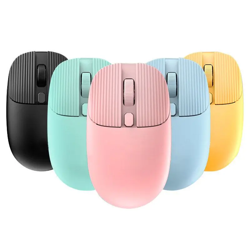 Wireless Mouse Comfortable Authentic High-value Multi-color Compact and Beautiful Office Potato Chip Mouse