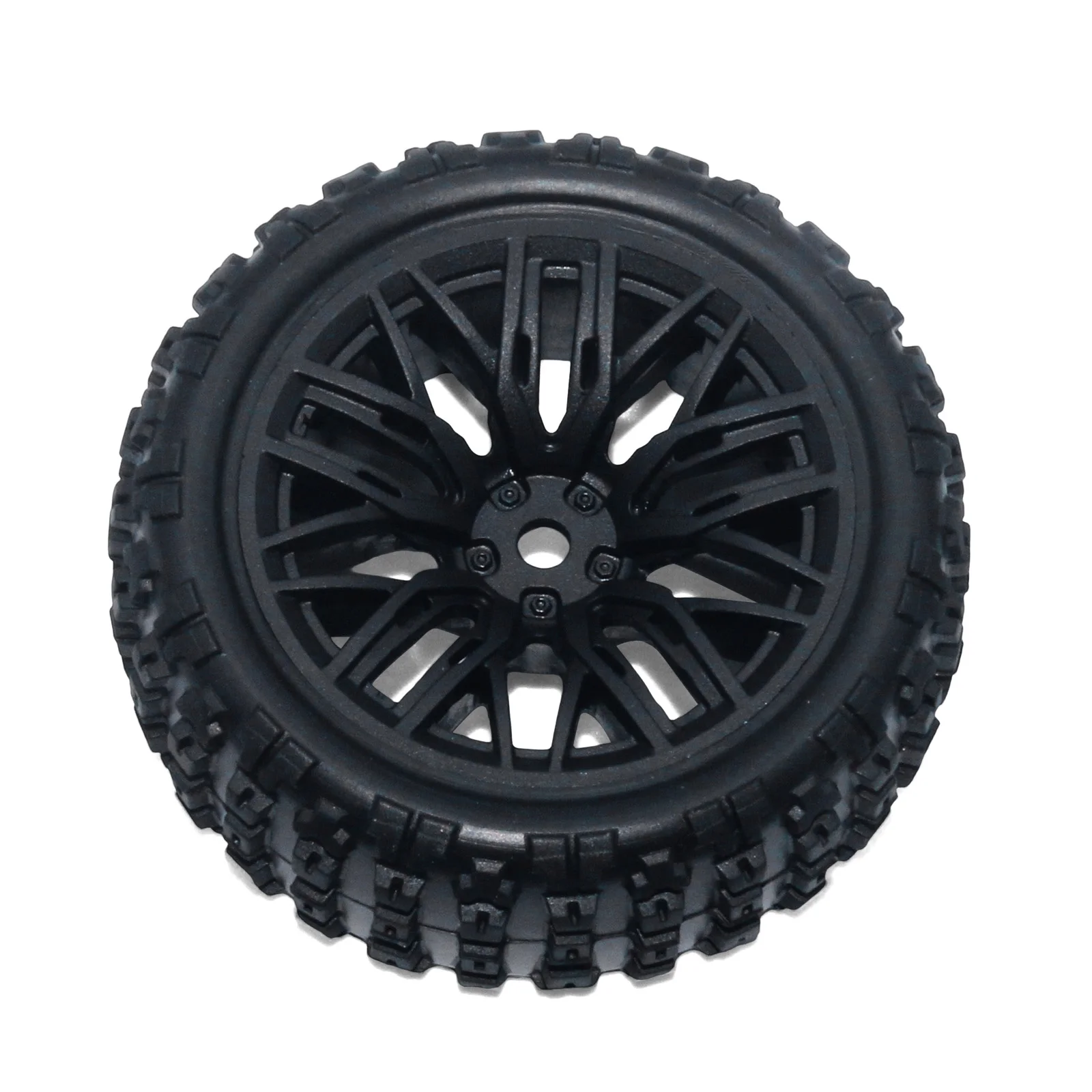 Arrma Typhon Grom/Tamiya Tt02/camión de recorrido corto, neumáticos Rc universales a escala 1/18, paquete de 4, neumáticos de goma de 69mm, piezas de mejora DIY