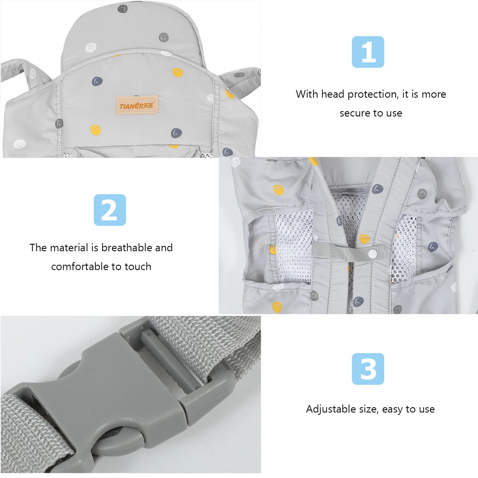 Taille Krukriem Baby Heupdrager Ergonomisch Eenvoudig Baby Polyester Pasgeboren Peuter