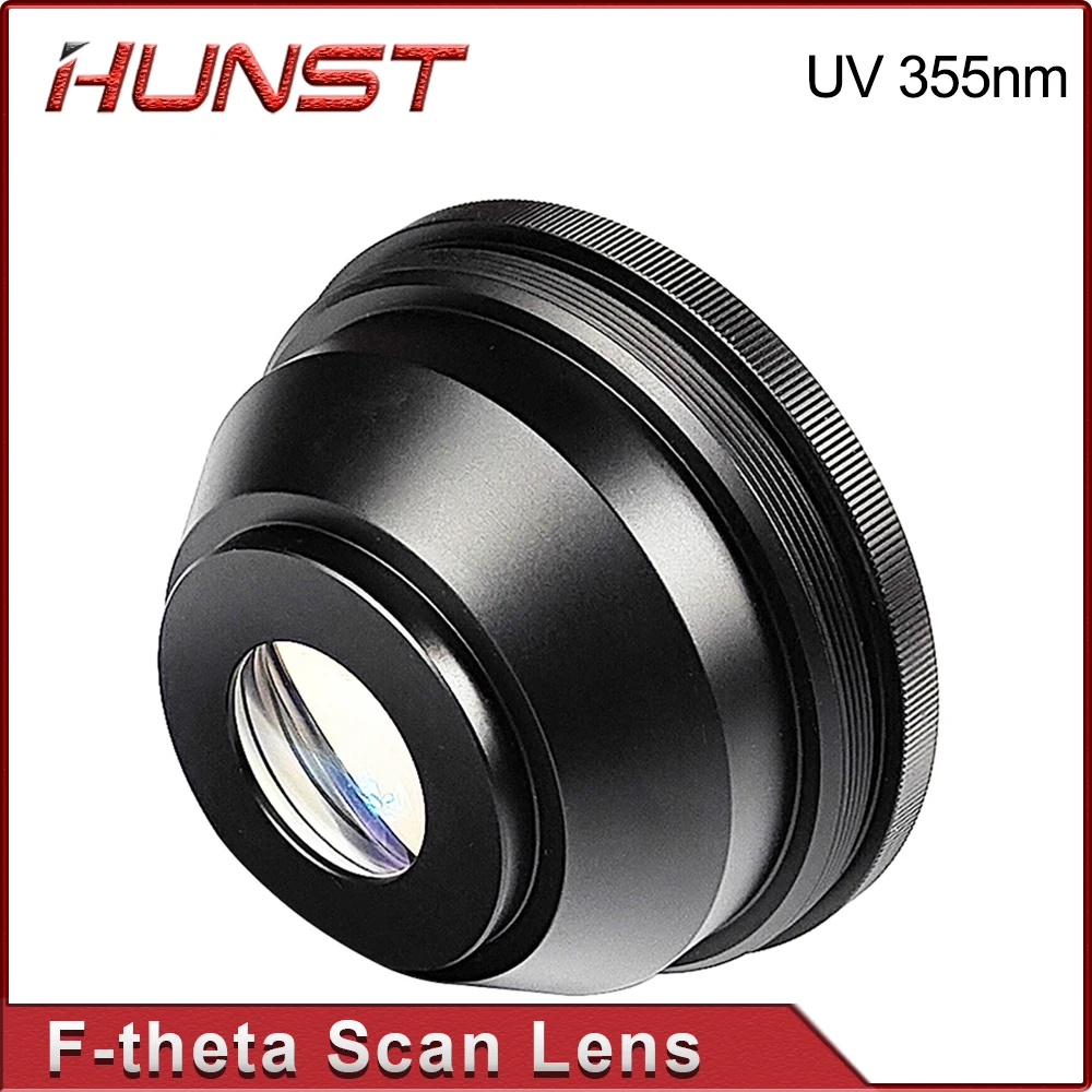 Hunst F-Theta 355nm Lente di scansione laser UV 70*70mm 110*110mm 175*175mm 200x200 300*300mm Specchio di campo per macchina per incisione laser UV