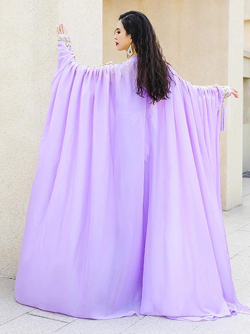 Vêtements de brevdu Ventre à Paillettes pour Femme Adulte, Robe de Spectacle, de Salle de Bal, Khaleegy, Tenue de Festival, Costume