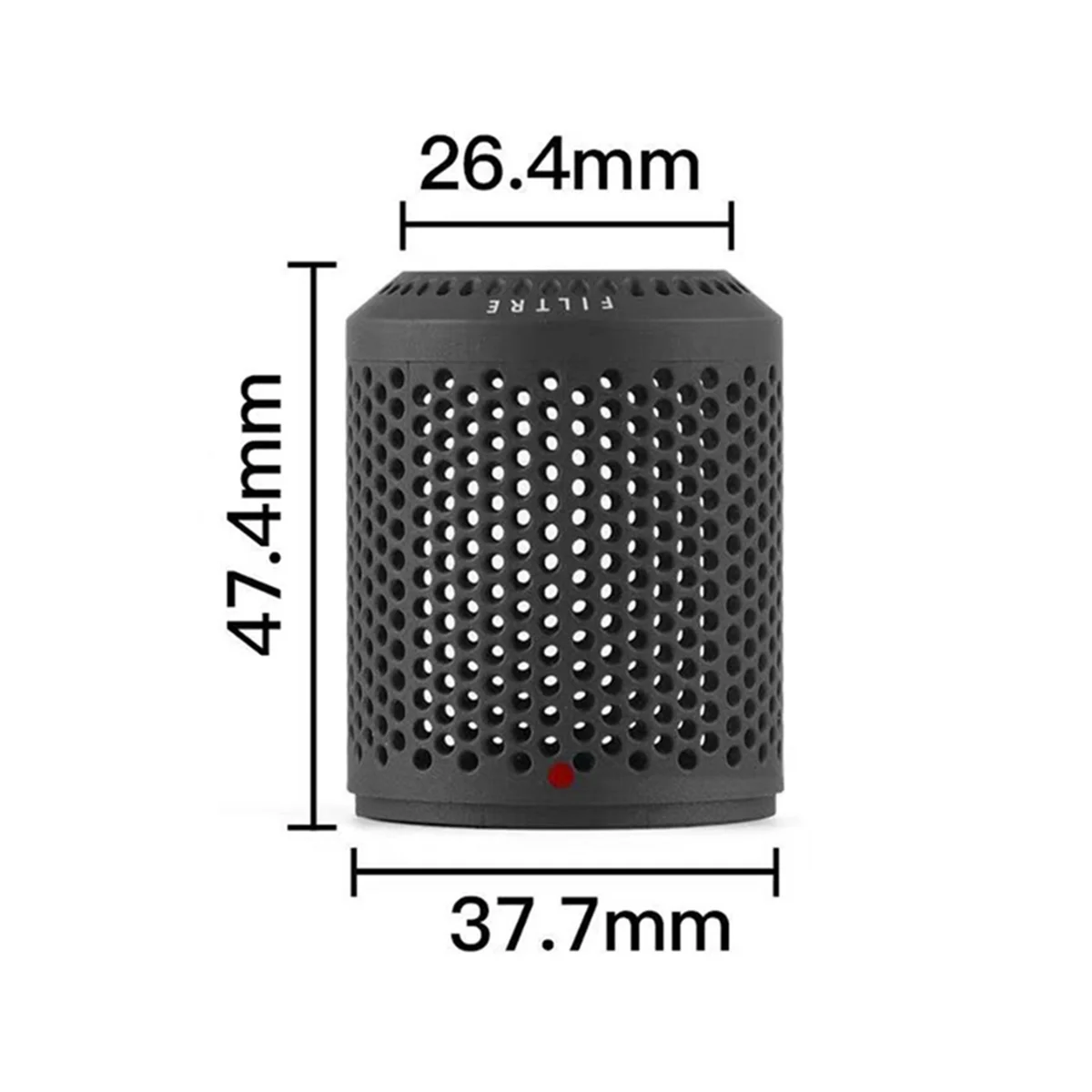 Cubierta de filtro exterior para secador de pelo Dyson HD01 HD03 HD08, filtro de colador A prueba de polvo, accesorios de limpiador de piezas de red A