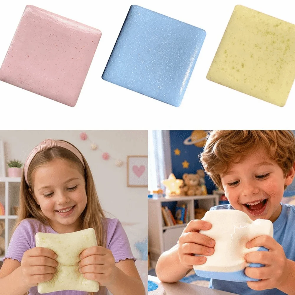 Funny PU Material Stress Relief Ultra Wet Non-Toxic Sensory Sticky Texture Slow Rebound Anxiety Relief For