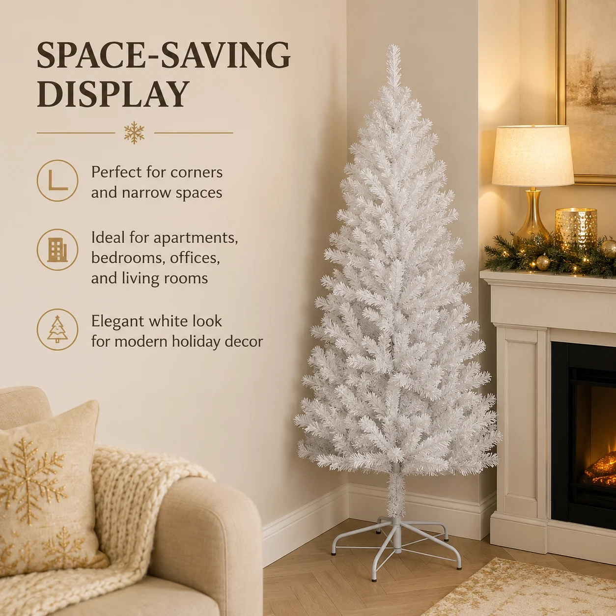 Christmas Tree  PVC Artificial White Indoor and Outdoor Party Decoration with Metal Stand Encryption Xmax Tree 0.9 1.2 1.5 1.8m