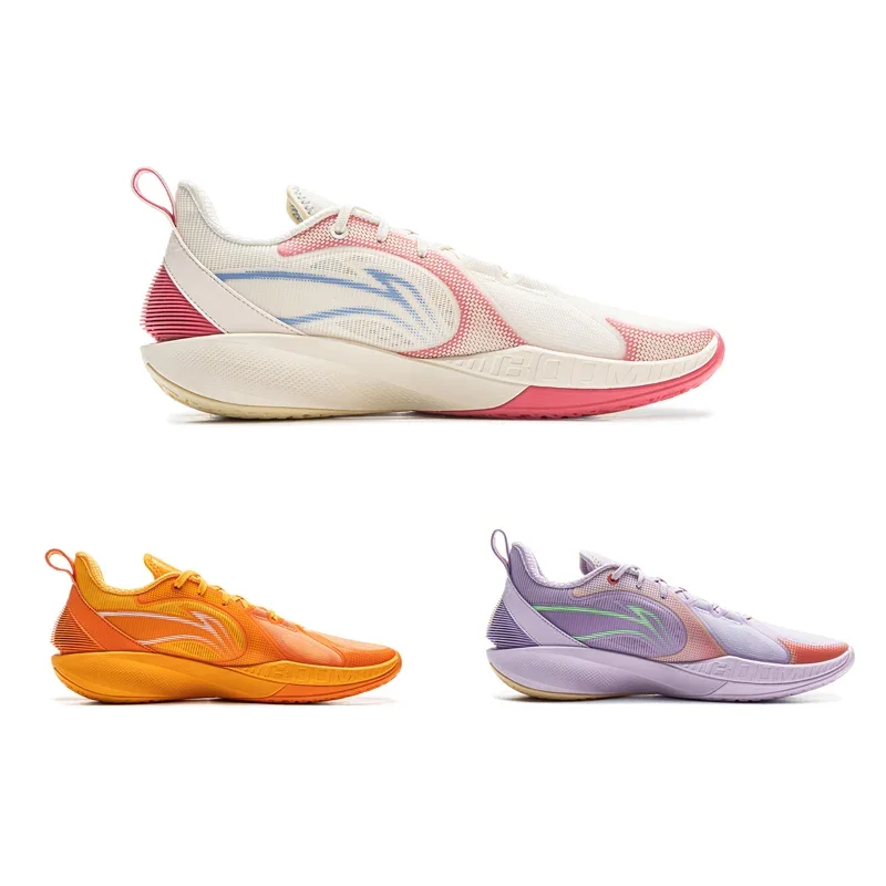 Li-Ning Uomo SHINING II On Court Scarpe da basket BOOM Cuscino Fodera leggera ad alto rimbalzo Scarpe da ginnastica resistenti all'usura ABPV003