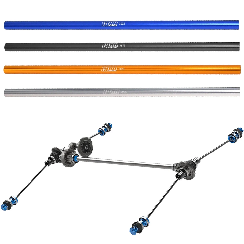 

GPM for Traxxas 1/6 XRT 1/5 X-MAXX X-Monster 6S 8S Monster Truck RC Car Metal Alu Alloy Center Drive Shaft Assembly 7755 7755X