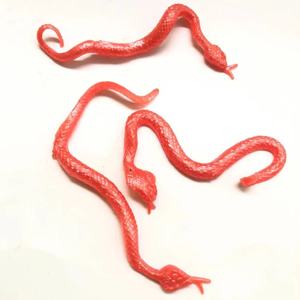 30 Pcs Artificial Snake Mini Toys Giant Fake Child Party Favors for Kids Snakes