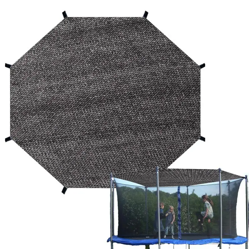 Trampoline Sunshade Net Round Trampoline Sunshade Cover Mesh Material Trampoline Protective Tool for Picnics Backyards Community