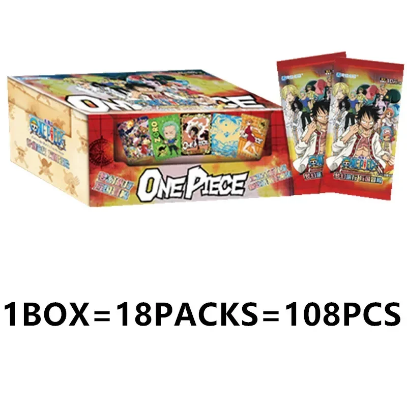 One Piece Collection Cards Anime Trading Game Luffy Sanji Nami TCG Booster Box Game Cards