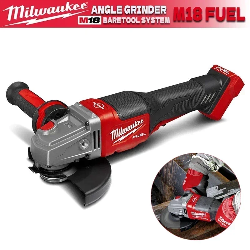 

Milwaukee 18V M18 FSAGF125XPDB/2886 Angle grinder M18 FUEL 125mm flat-head brake grinder Paddle switch lock-free tool special.