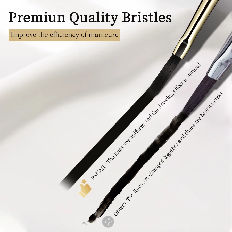 QNL Plaid Pattern Nail Art Brush Professional Soft Liner Drawing Pen Retro Argyle Design Checker Brush for Nail Enthusiasts