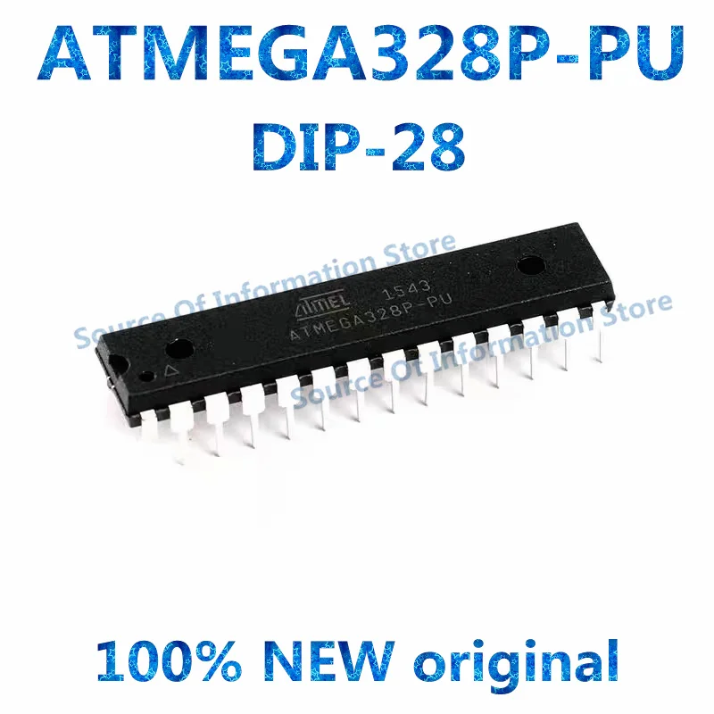 

ATMEGA328P-PU 8-bit Microcontroller, AVR 32K Flash Memory, 100% New