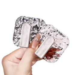  2Pcs Luxury Hook Strong Adhesive Hook Multifunctional Traceless Transparent Hook Load-Bearing Non punching Hook for Bedroom