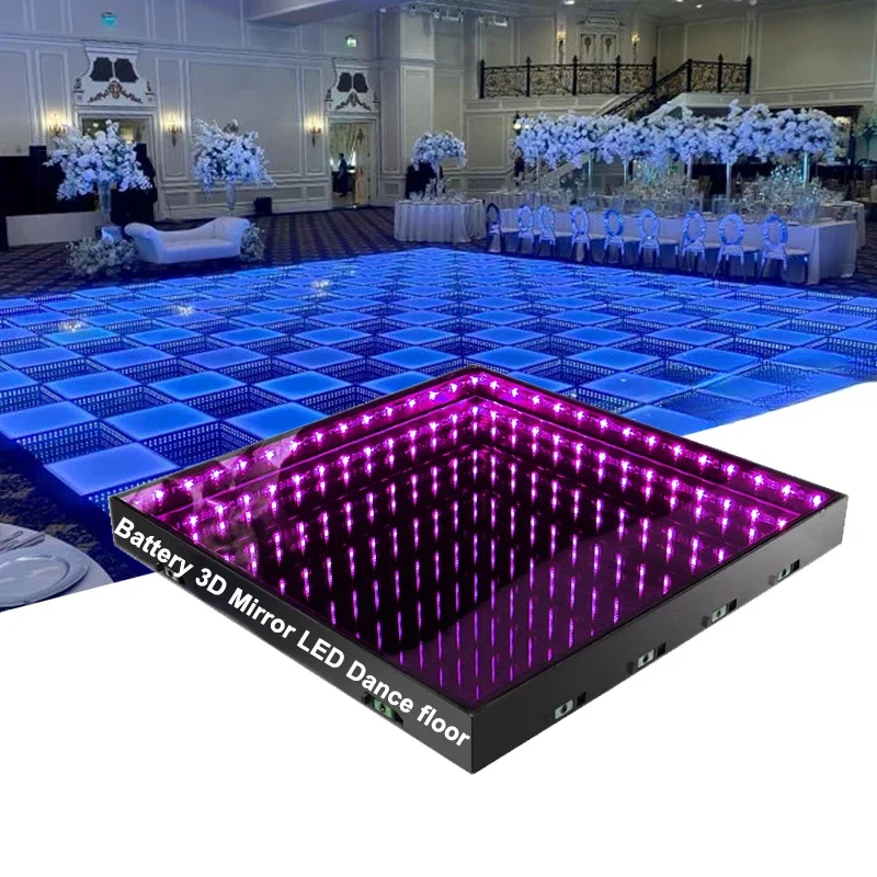 Igracelite 3D Battery Magnetic Light Emitting Diode Dance Floor Light Party (per piece)