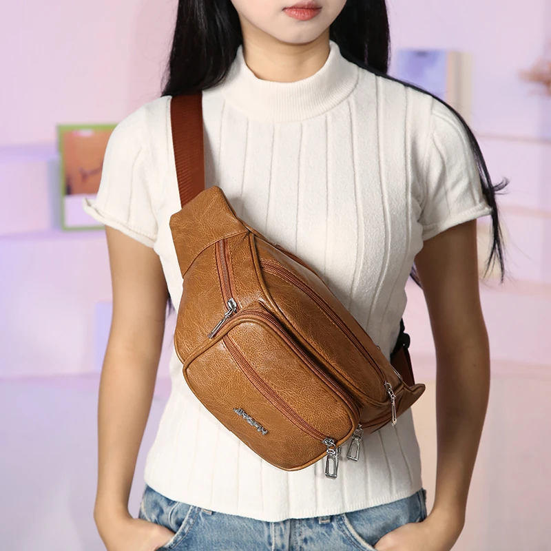 بو الجلود حزمة مراوح العصرية الرجال الخصر حزمة حقيبة بحزام مقاوم للماء الذكور موضة حقائب كتف صغيرة للرجال حقيبة صدر للرجال عالية الجودة #2