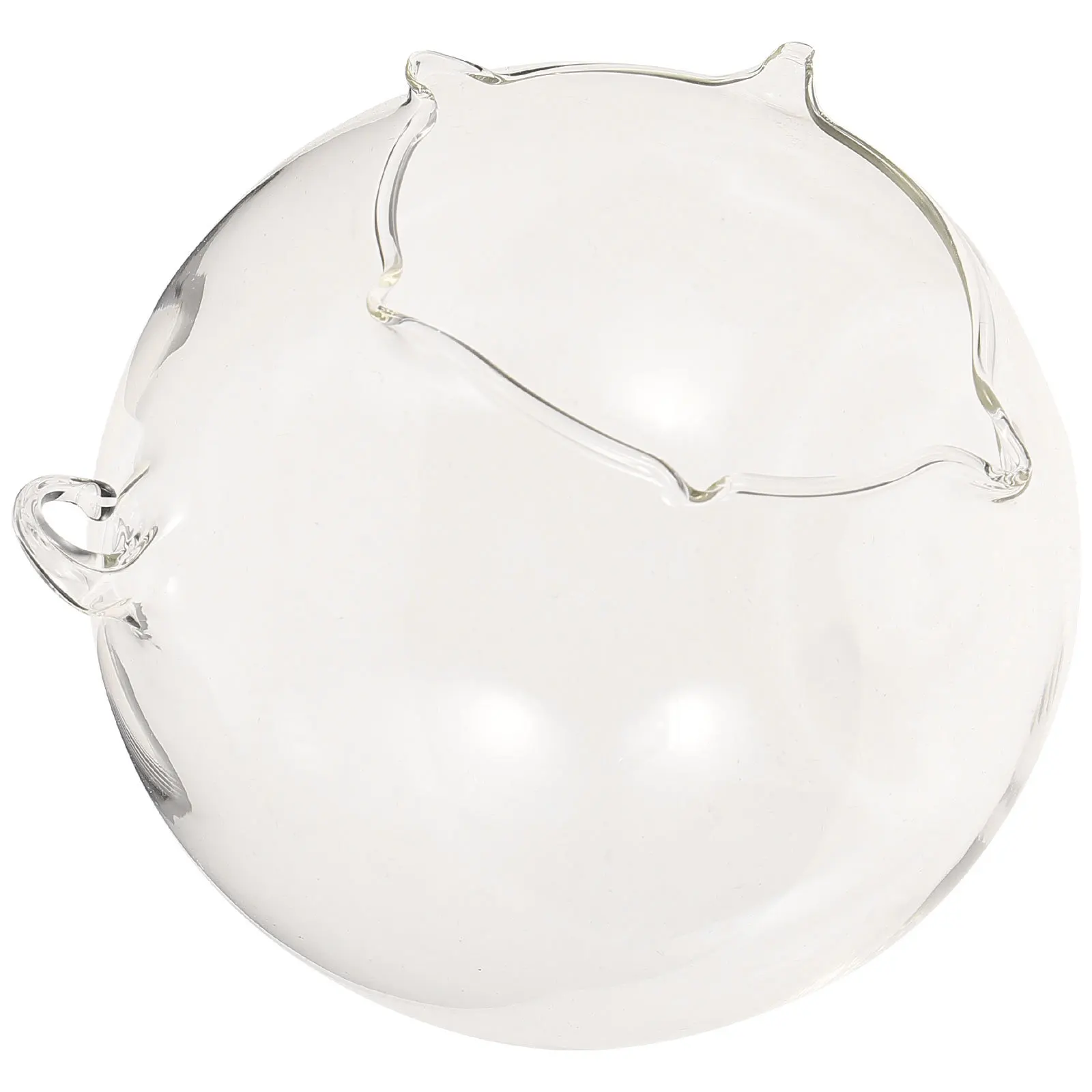 

Transparent Ball Shaped Glass Hamster Cooling Nest Chinchilla Hideout Summer Pet House Small Animal Hamster Cool Nest