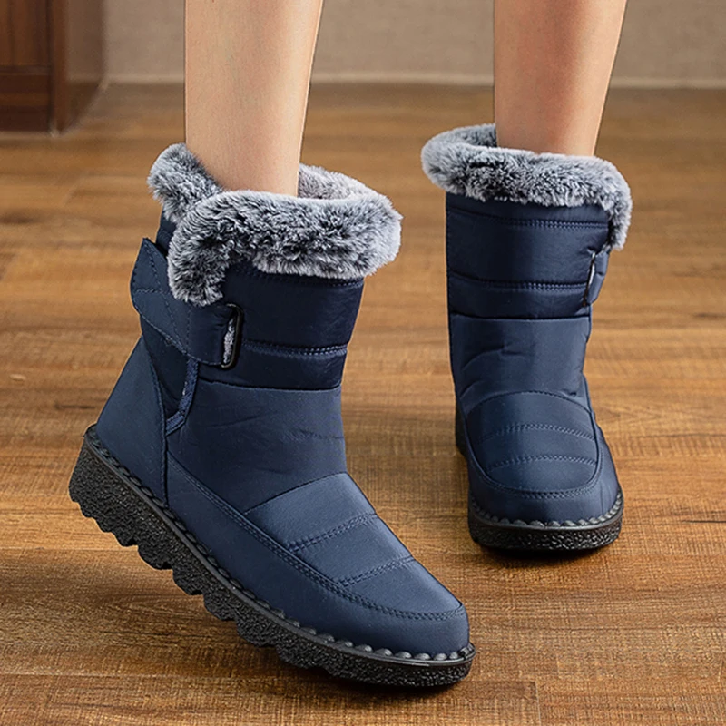 Women Boots Snow Soft Ladies Shoes Platform Women Shoes Plush Keep Warm Women\'s Boots Flat New Botas Mujer Winter Boot Female