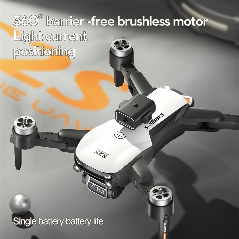 S2S Obstacle Avoidance Aerial Photography Brushless Drone 4K 2.4G WIFI FPV with 6K HD Camera Foldable RC Drone Quadcopter RTF