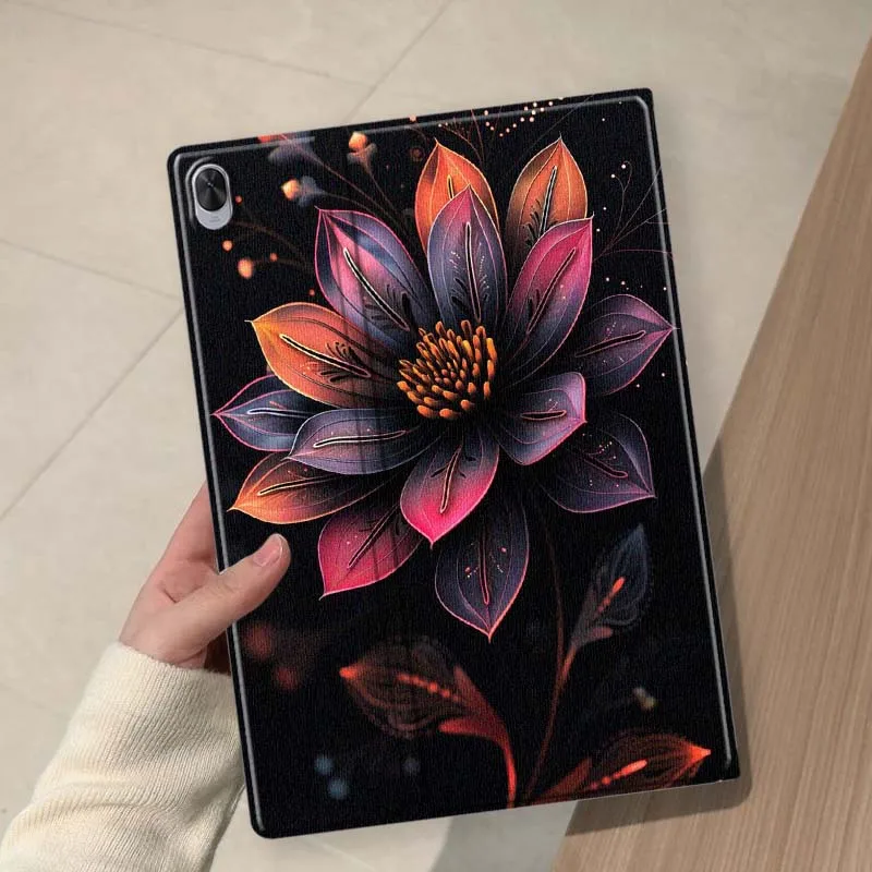 Vibrant Floral Illustration Soft For Huawei MediaPad 11 M5 M6 ES Pro M5Lite Honor Pad V7 V8 X7 X8 X9 GT Pro Tab Tablet Case