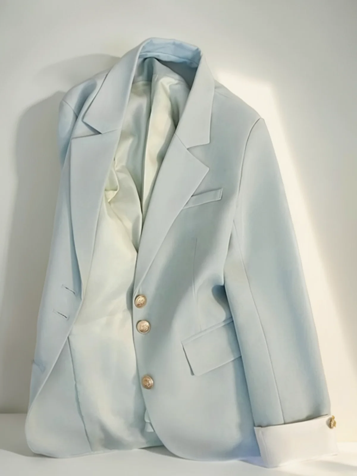 

Женский двубортный блейзер-комбинезон в стиле бойфренд, классический, повседневный, свободного кроя, с двумя рядами пуговиц на груди, молодежный, в университетском стиле