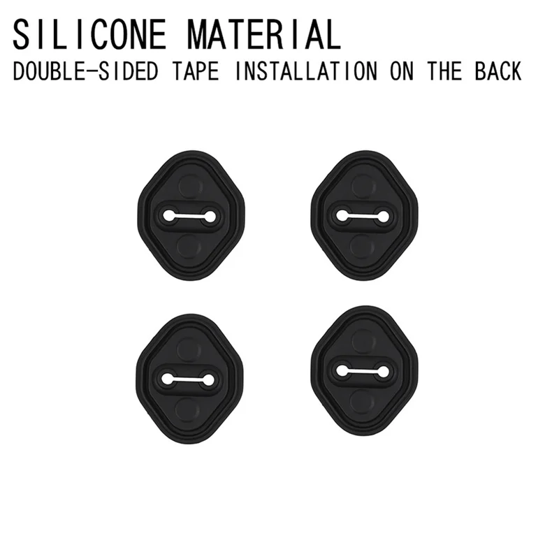 

Car Door Lock Silicone Pad Door Lock Protect Cover For Toyota Prado LC250 2023 Car Accessories