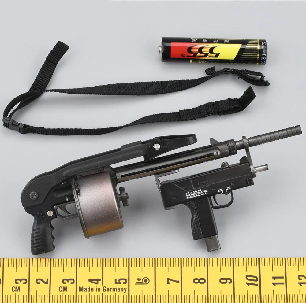 

1/6 DAMTOYS DAM GK017S Break into the Society Gangster Wu Jianhao Heavy Weapon PVC Material Can't be Fired For Scene Component