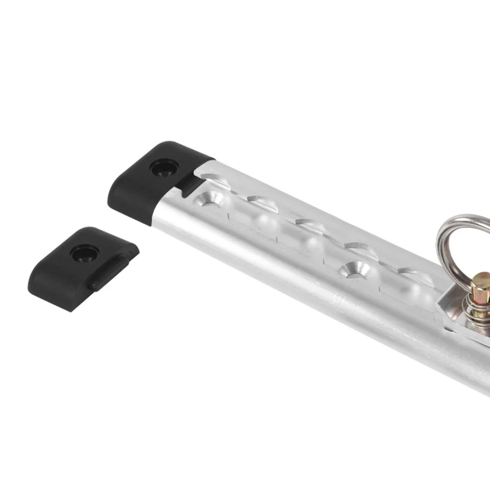 Adjustable 30CM Track L Track Single Bolt Anchor with Quick Release Ring Spring Bolt for RV and Trailer Securing Needs