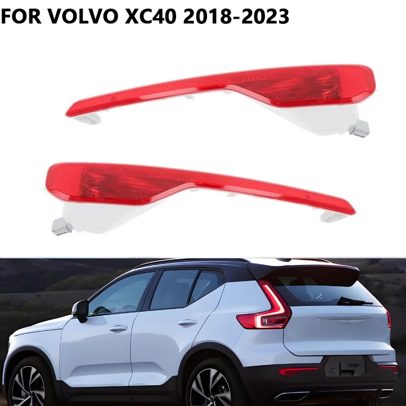 Car Rear Bumper Light Reflector For Volvo XC40 2018 2019-2023 Rear Tail Light Rear Bar Light Without Bulb 316556865 31656866