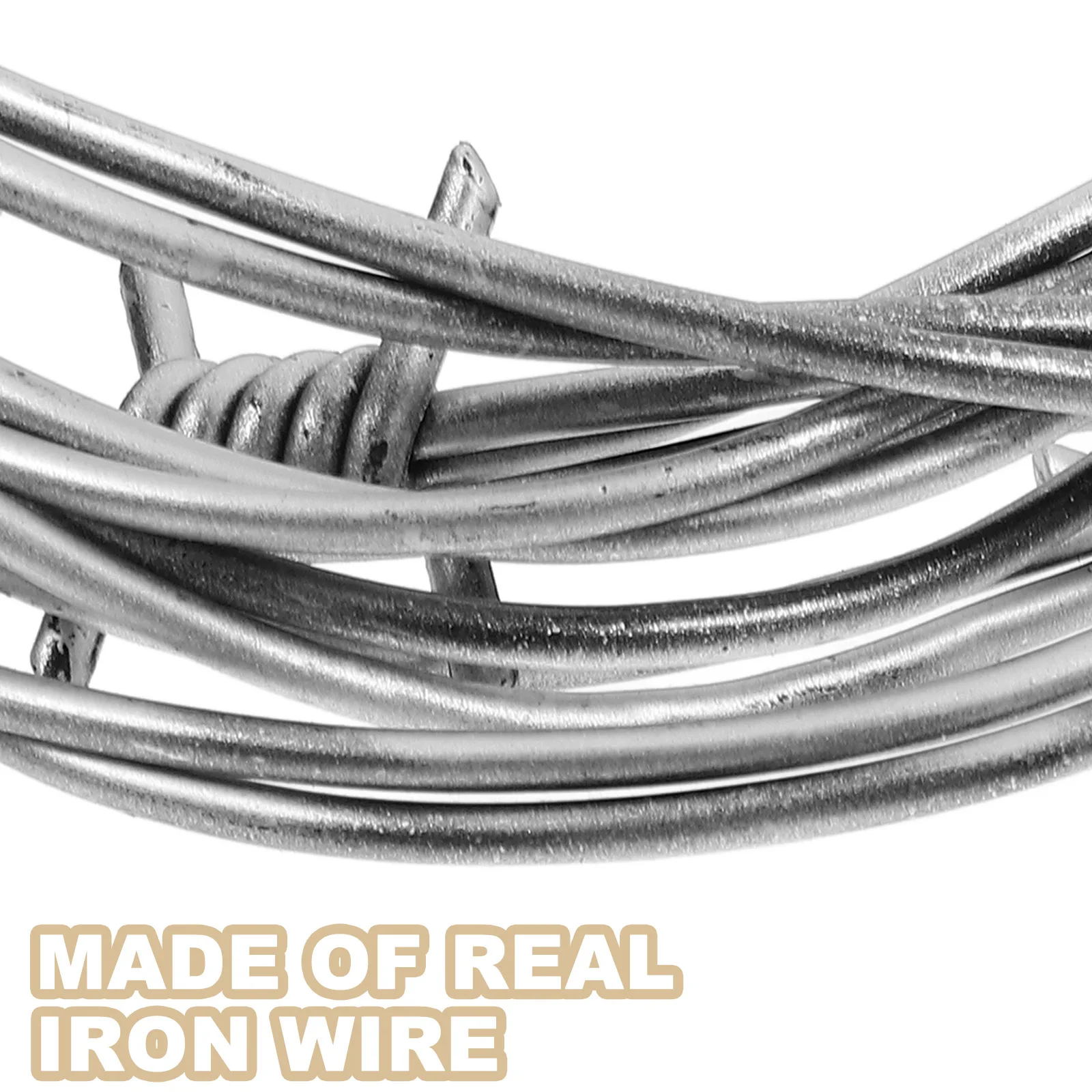 

Plastic Fake Rusted Barbed Wire Halloween Decoration Party Background Layout Scary Haunted House Prop Realistic Simulation