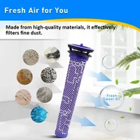 Pré-filtre et post-filtre de remplacement pour aspirateurs sans fil Dyson V7 V8, pré-filtre + Kit de post-filtre HEPA, accessoires 4