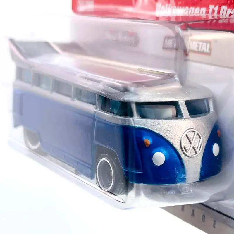 Hot Wheels  Garage series 1/64 vw t1 drag bus Collection of die-cast alloy trolley models