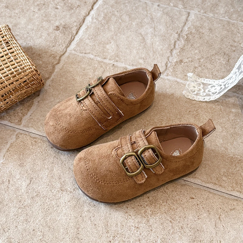 *Fashionable Retro Comfortable and Elegant Casual Shoes Children's Best-selling Spring Autumn Student Flat Sports Girls' Shoes