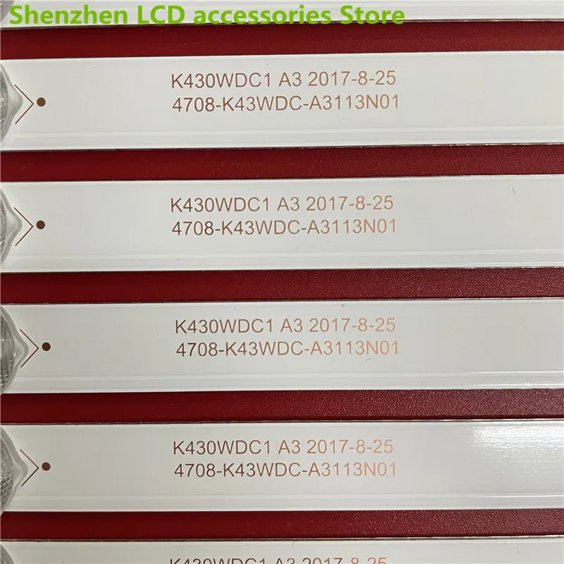 สำหรับ Hikvision DS-D5043uq Light Bar K430WDC1 A3 4708-K43WDC-A3113N01 Light Bar 4LED 6V 389มม.100% ใหม่