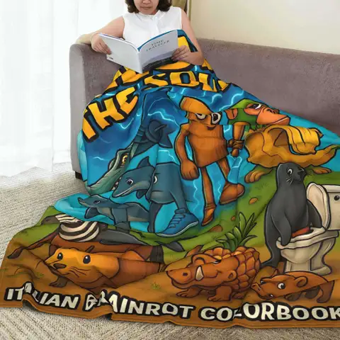 इटालियन ब्रेनरोट कंबल सुपर गर्म पैटर्न आलीशान फेंक कंबल लड़कियों लड़कों सोफे कुर्सी सोफा बिस्तर फलालैन बेडस्प्रेड बिस्तर कवर के लिए 8 best sales सर्दियों का कंबल - №8