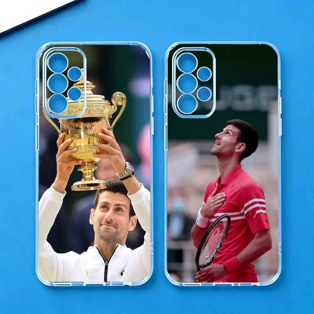 Novak Tennis Legend D-Djokovic  Phone Case Transparent Silicone Soft For Samsung S25,S24,S21,S22,S23,S30,Ultra,S20,Plus,Fe
