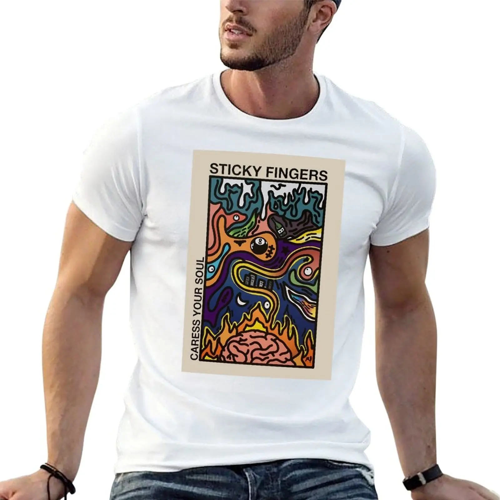 Sticky Fingers - Caress Your Soul T-Shirt Quick Dry Outdoor Sports T-Shirt