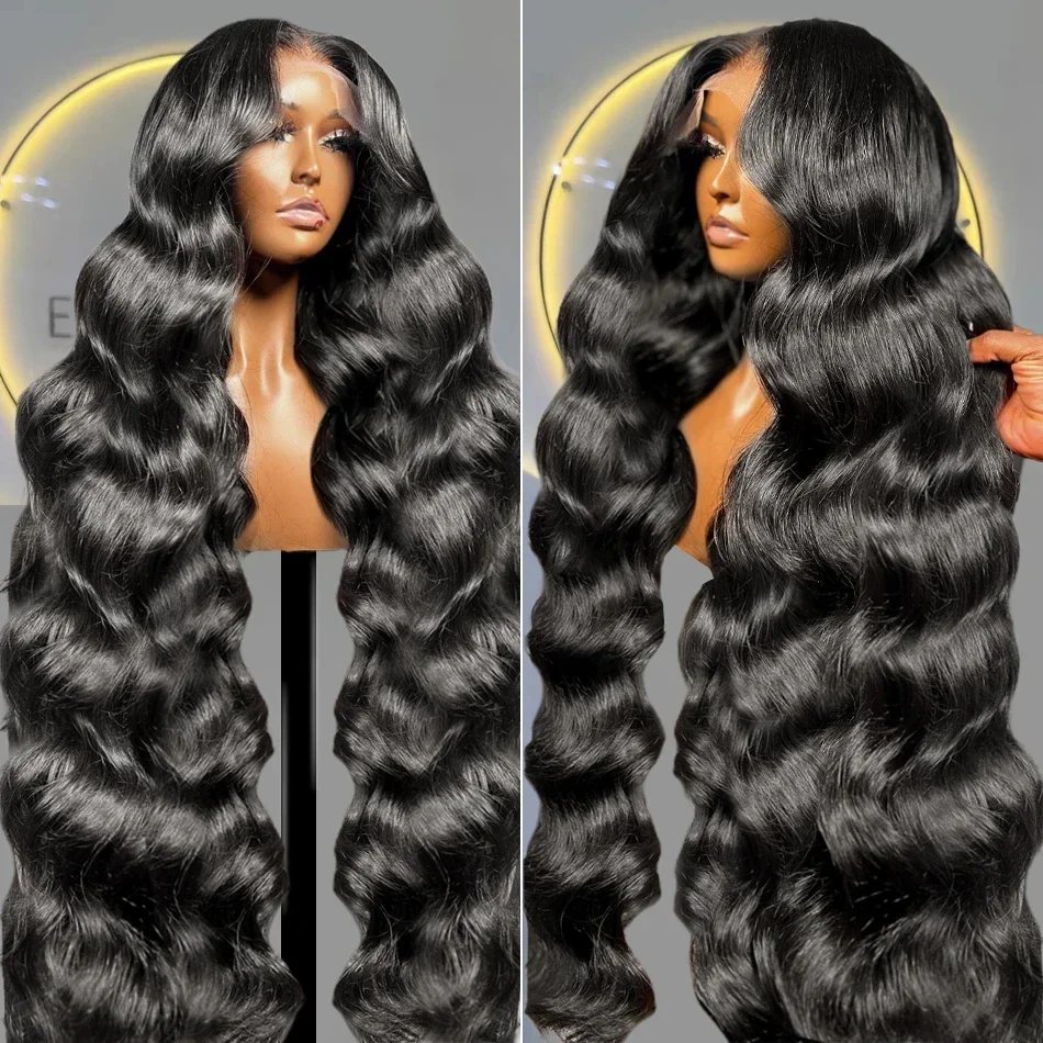 

30 32 34 Inches Human Hair Wigs Body Wave 13x6 Lace Frontal Wig 13x4 HD Front Remy Pre Plucked 250% High Density For Black Women