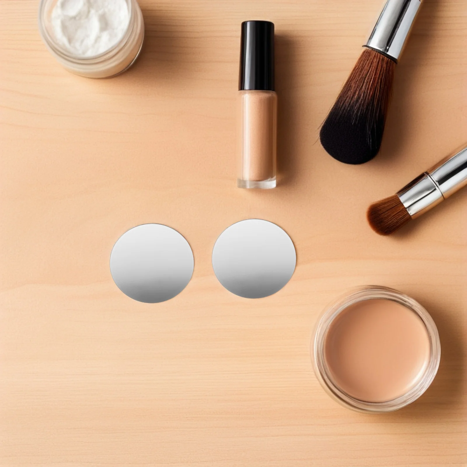 

30Pcs Self Adhesive Acrylic Mirror 5cm Tiles Small Sticky Mirror for Bags Versatile Decoration DIY Projects Wall Stickers