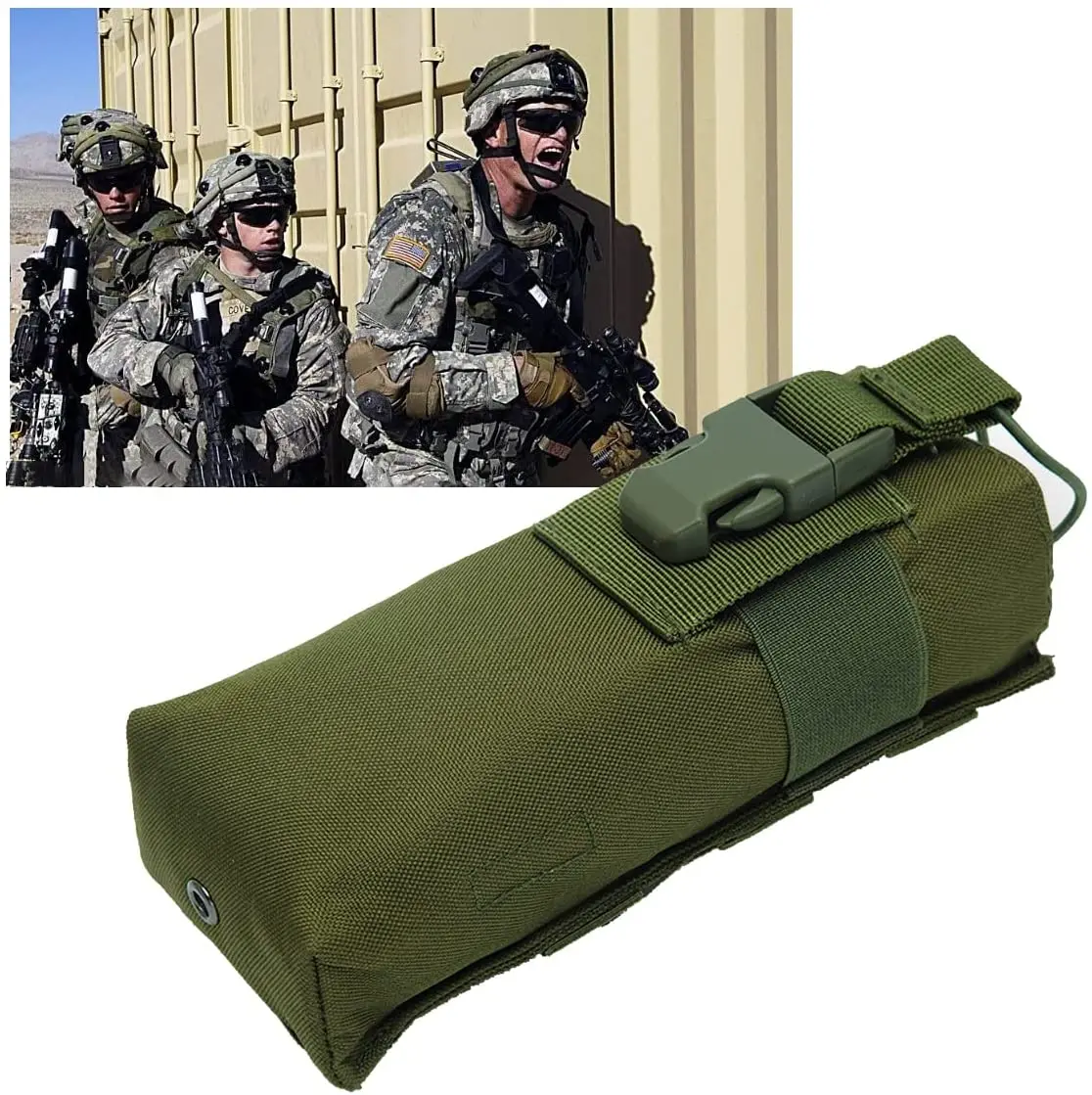 戦術的なトランシーバーホルダーラジオケースモールラジオバッグナイロン-gps-電話用-ar-152-uv-5r-3800mah-双方向ラジオ