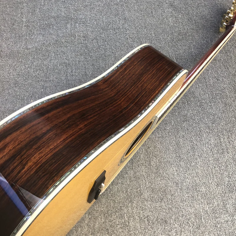 جيتار صوتي عالي التنوب صلب ، نوع D ، موديل 45 ، 41 "، مخصص من المصنع ، متوفر بالمخزون #4