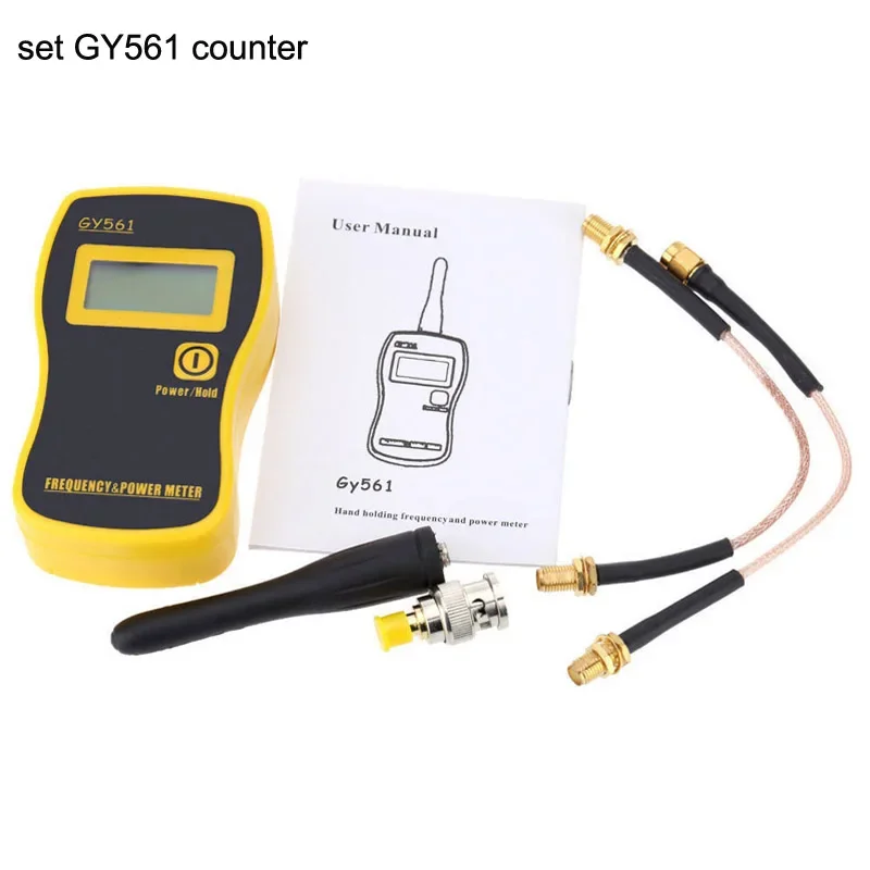 

Professional Handheld GY561 GY-561 1MHz-2400MHz Frequency Counter Meter Power Measuring Tool for Two-way Radio Frequency Meters