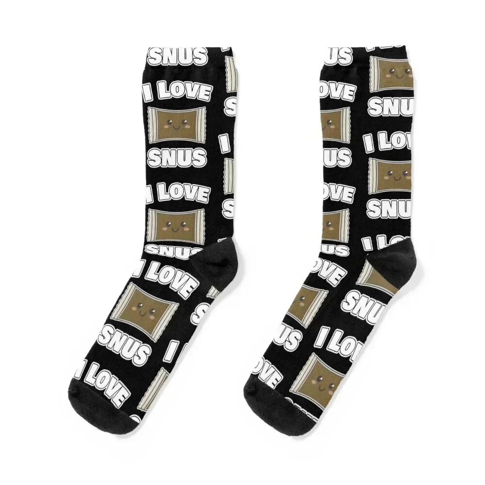 

Swedish Snus I Love Snus Socks winter cute funny sock heated Socks Men Women's